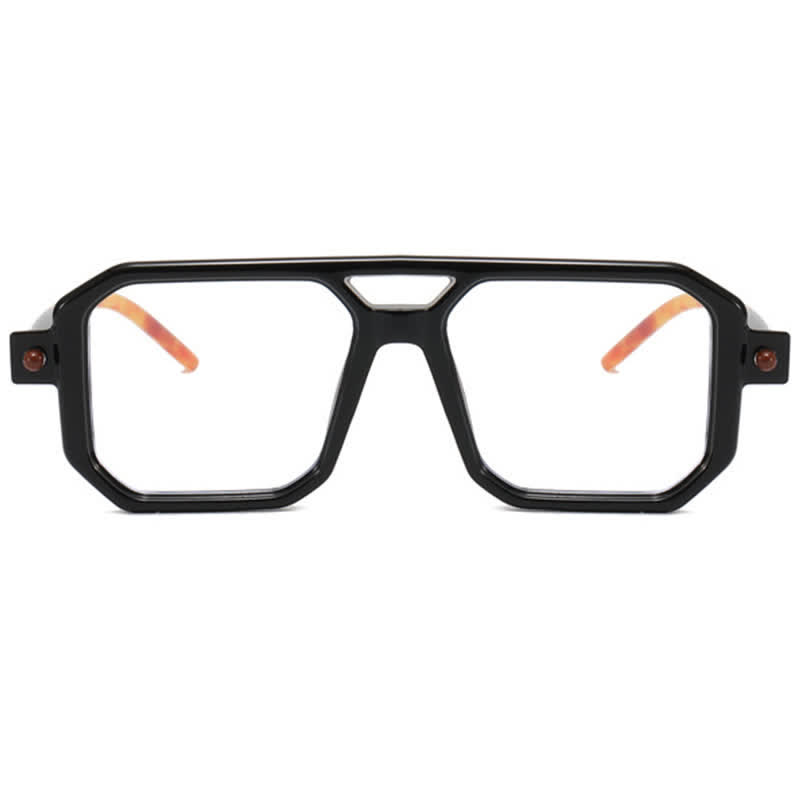 Spykay™ EG26767 Double Bridges Square Frame Glasses - image 3