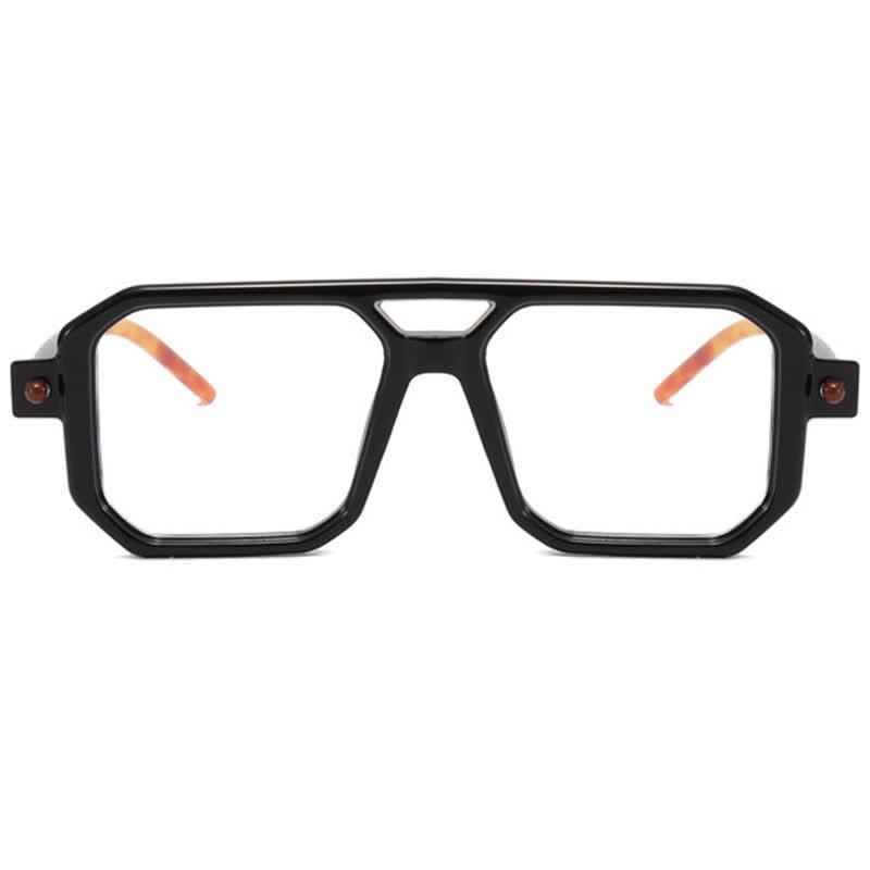 Spykay™ EG26767 Double Bridges Square Frame Glasses - image 3