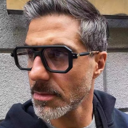 Spykay™ EG26767 Double Bridges Square Frame Glasses - image 1