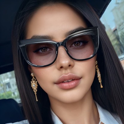 Spykay™ SG60839 Vintage Cat-Eye Oversized Frame Sunglasses