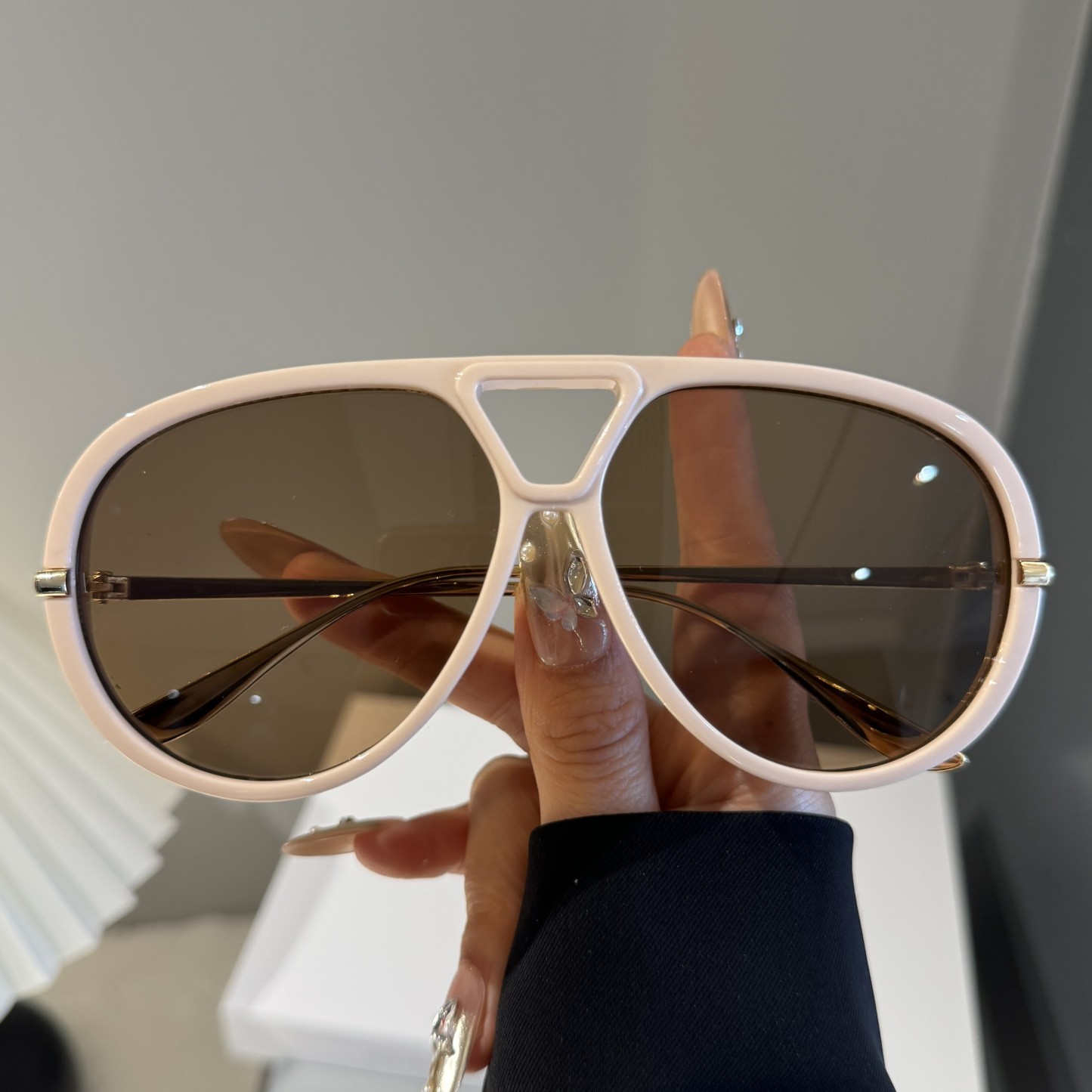 Spykay™ SG60674 Fashion Double Bridges Aviator Sunglasses - Light Pink - image 24