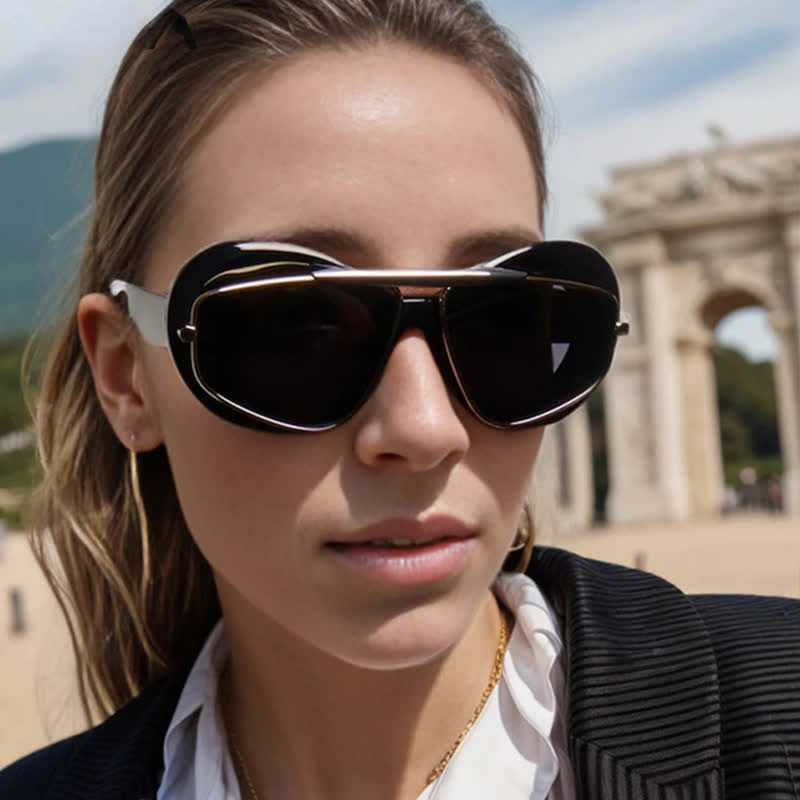 Spykay™ SG60876 Y2K Vintage Cat-Eye Trendy Aviator Sunglasses