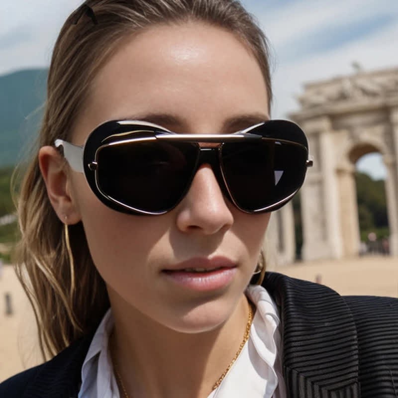 Spykay™ SG60876 Y2K Vintage Cat-Eye Trendy Aviator Sunglasses