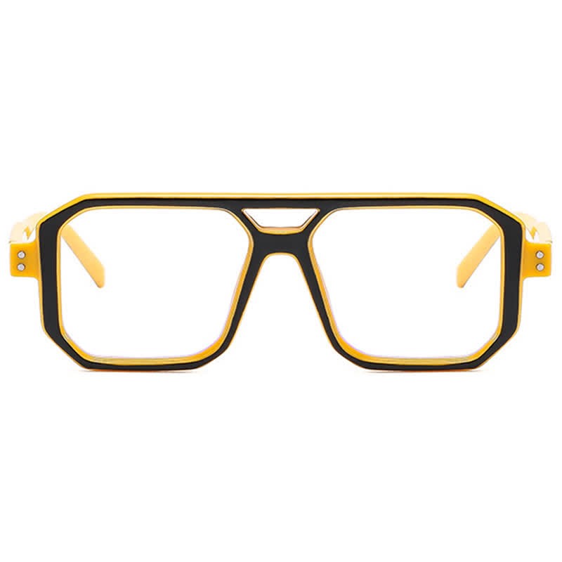 Spykay™ EG26772 Trendy Square Frame Double Bridges Glasses