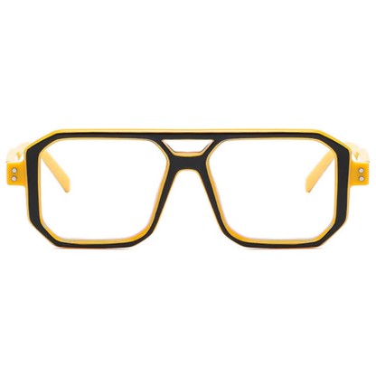 Spykay™ EG26772 Trendy Square Frame Double Bridges Glasses