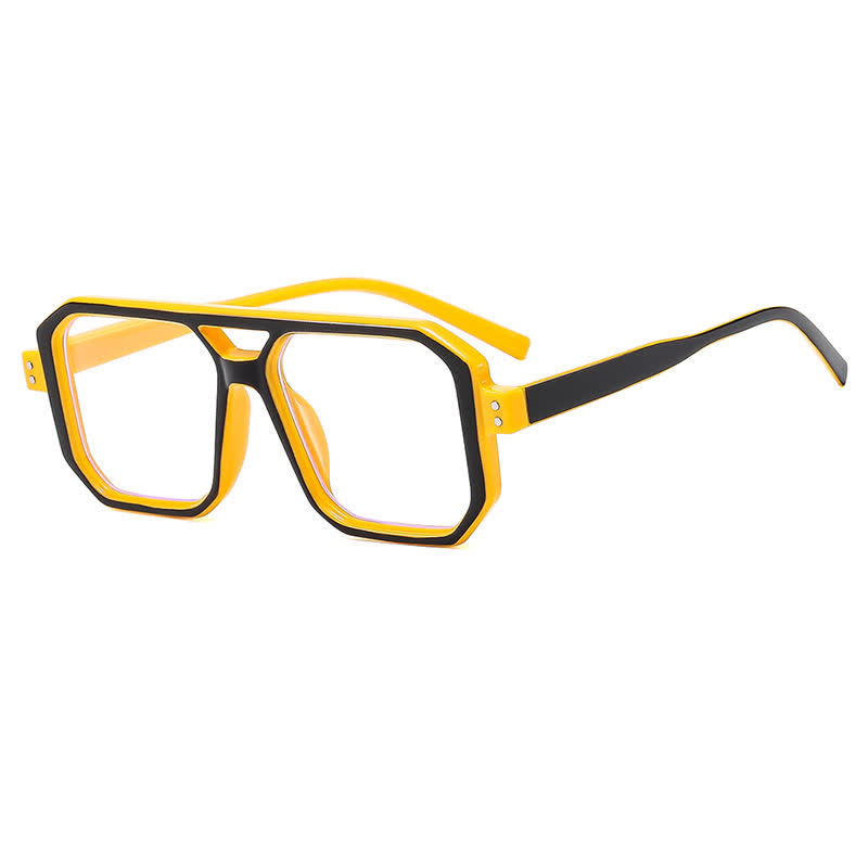Spykay™ EG26772 Trendy Square Frame Double Bridges Glasses