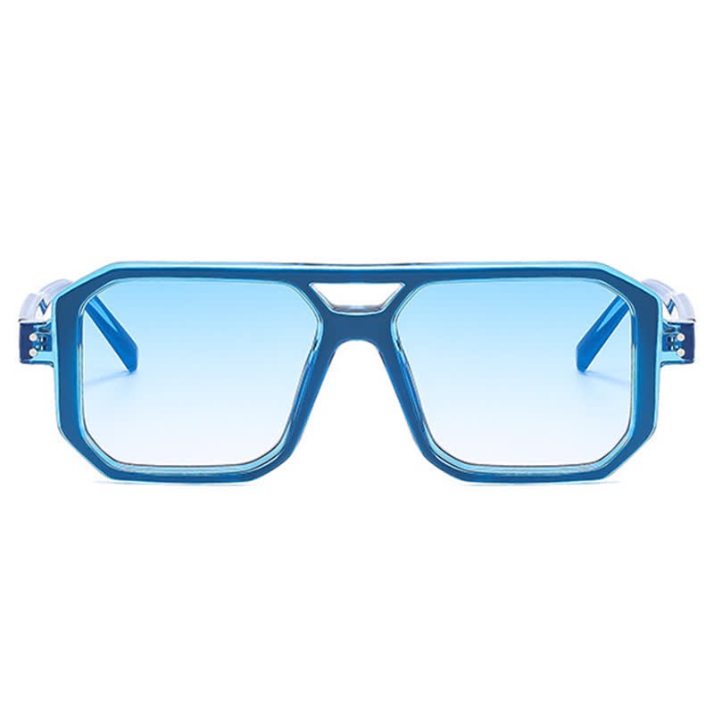 Spykay™ SG60875 Trendy Square Frame Double Bridges Sunglasses