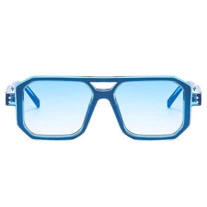 Spykay™ SG60875 Trendy Square Frame Double Bridges Sunglasses