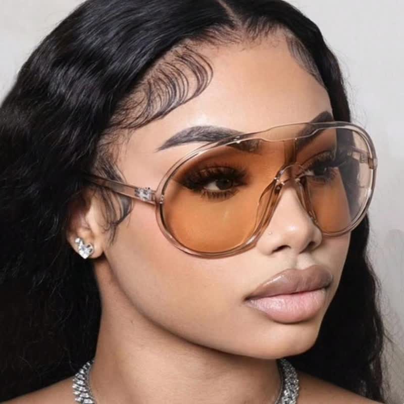 Spykay™ SG60729 One Piece Oversized Aviator Sunglasses - image 14