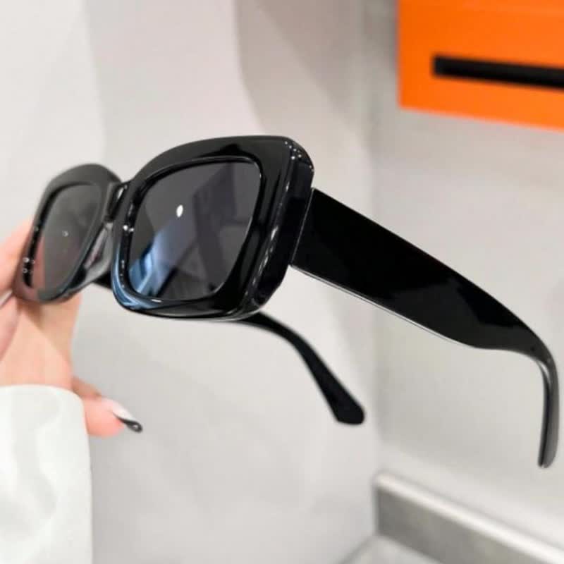 Spykay™ SG60843 Fashion Simple Rectangle Thick Frame Sunglasses