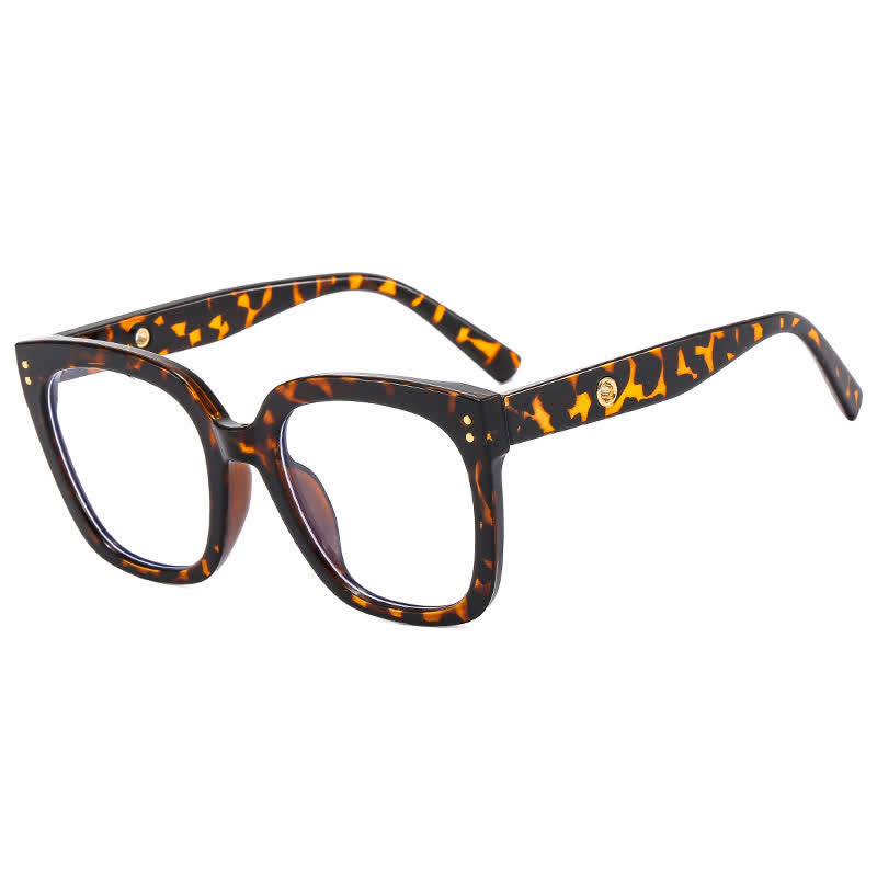 Spykay™ EG26773 Square Frame Oversized Hollow-out Anti-blue Light Glasses