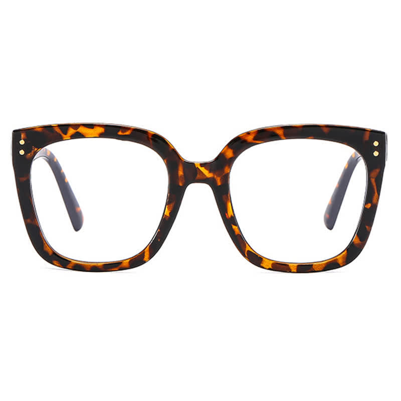 Spykay™ EG26773 Square Frame Oversized Hollow-out Anti-blue Light Glasses