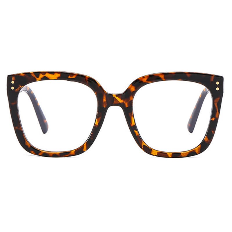 Spykay™ EG26773 Square Frame Oversized Hollow-out Anti-blue Light Glasses