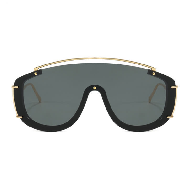 Spykay™ SG60885 One-piece Oversized Aviator Sunglasses - image 3