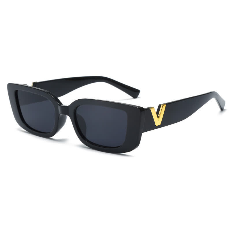 Spykay™ SG60890 Small Rectangle Frames 'V' Design Sunglasses