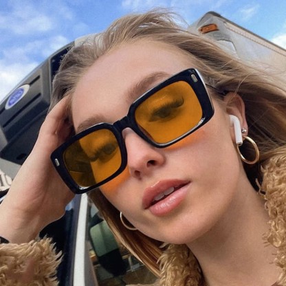 Spykay™ SG60896 Classic Retro Unisex Rectangle Frame Sunglasses