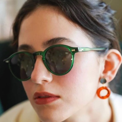 Spykay™ SG60898 Retro Classic Round Frame Sunglasses - Green - image 3