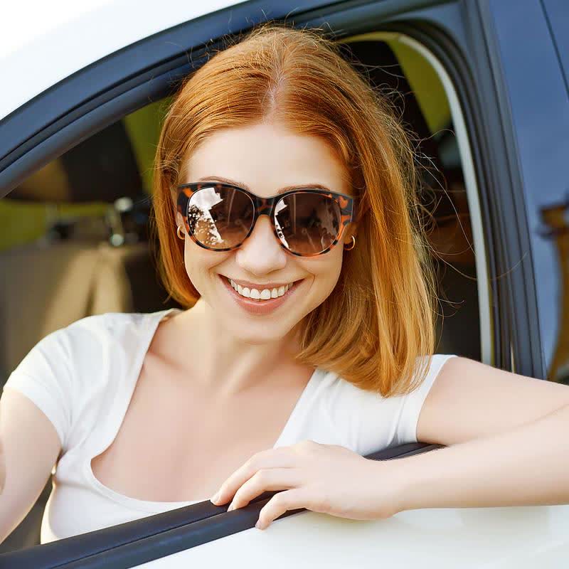 Spykay™ SG60901 Polarized Round Frame Driving Sunglasses Fit Over Glasses for Women Men - image 4