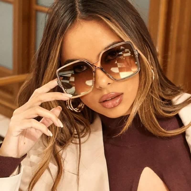 Spykay™ SG60750 Square Frame Vintage Oversized Sunglasses - image 14