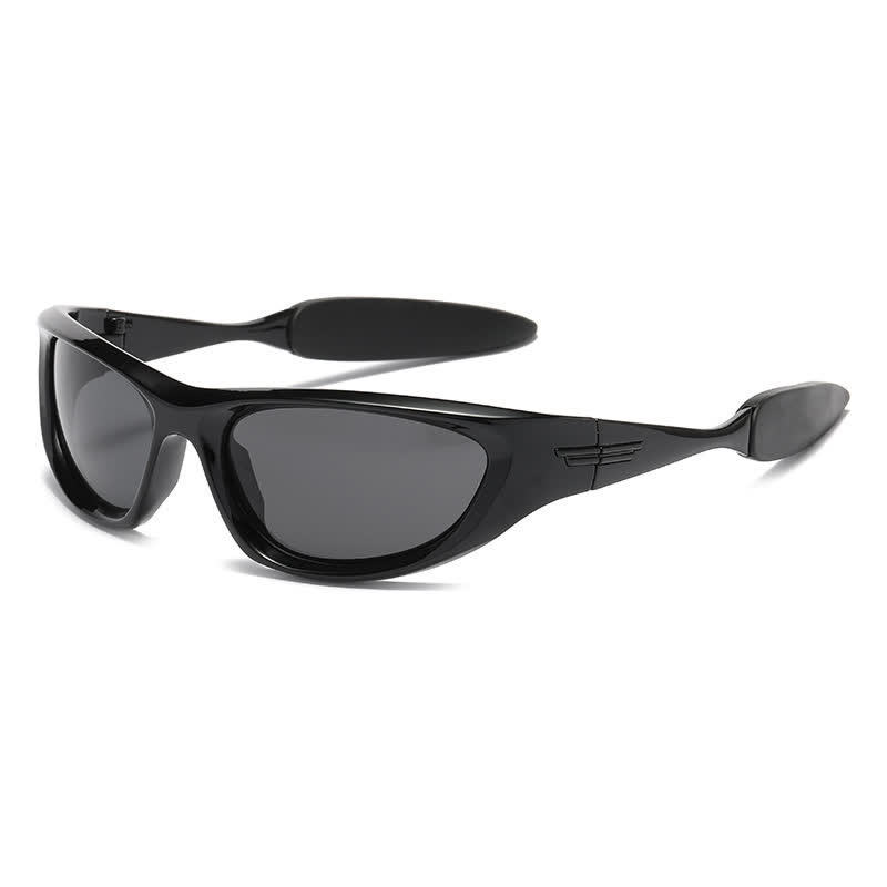 Spykay™ SG60907 Fashion Unisex Sport Y2K Sunglasses - Black - image 5