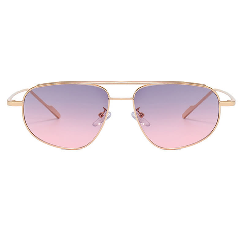 Spykay™ SG60911 Double Bridges Hipster Aviator Sunglasses