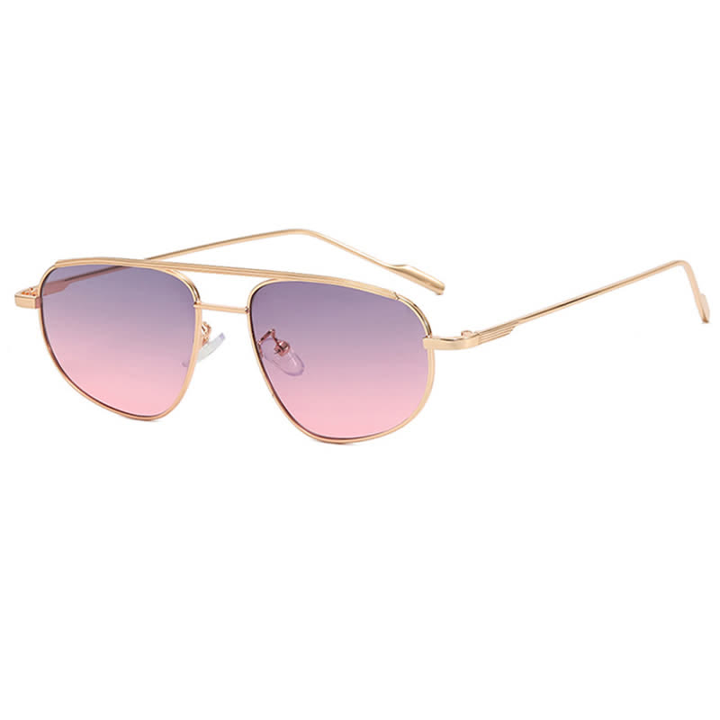 Spykay™ SG60911 Double Bridges Hipster Aviator Sunglasses