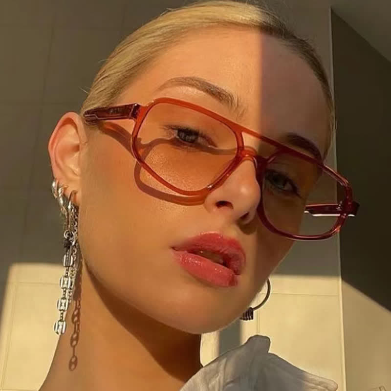 Spykay™ SG60912 Double Bridges Vintage Aviator Sunglasses