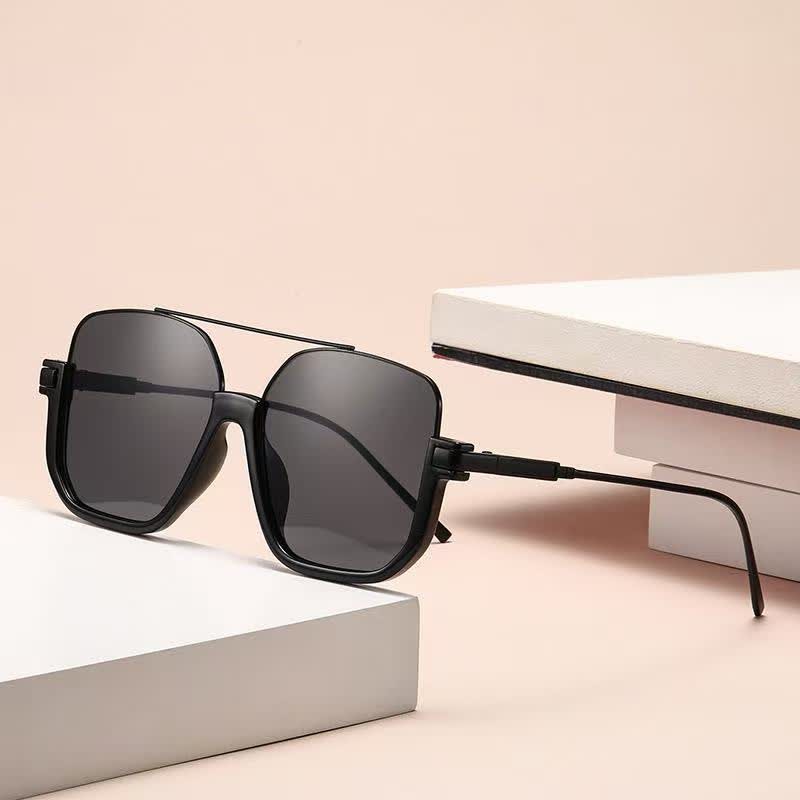 Spykay™ SG60691 Unisex Double Bridges Square Frame Semi-Rimless Sunglasses - image 12
