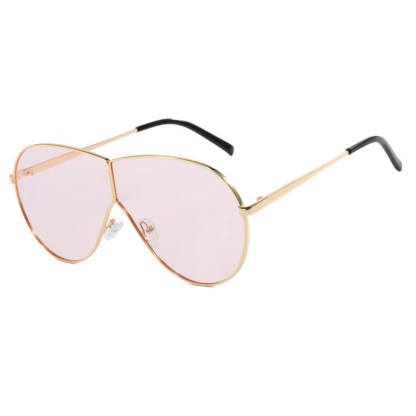 Spykay™ SG60915 Hipster One-piece Metal Temples Aviator Sunglasses