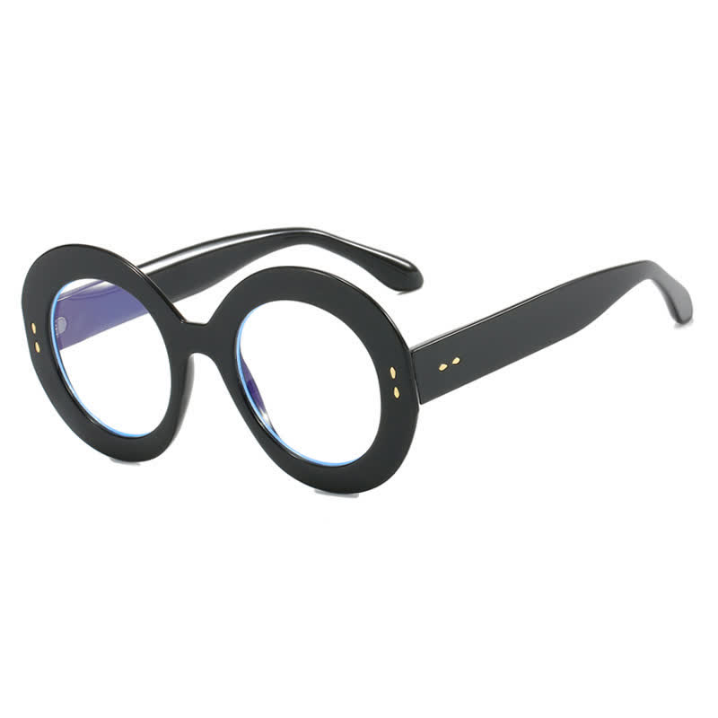 Spykay™ EG26784 Simple Oversized Round Frame Anti-blue Light Trendy Glasses