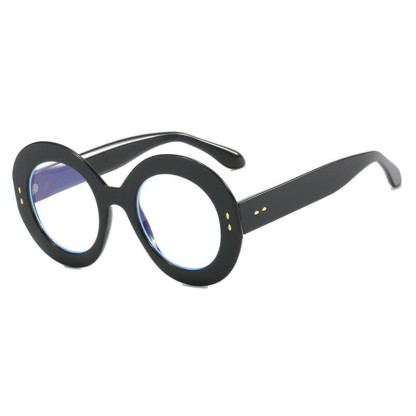 Spykay™ EG26784 Simple Oversized Round Frame Anti-blue Light Trendy Glasses
