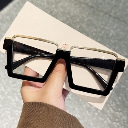 Spykay™ EG26785 Square Frame Trendy Semi-Rimless Anti-blue Light Glasses