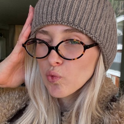 Spykay™ EG26787 Small Oval Frame Fashion Classic Glasses