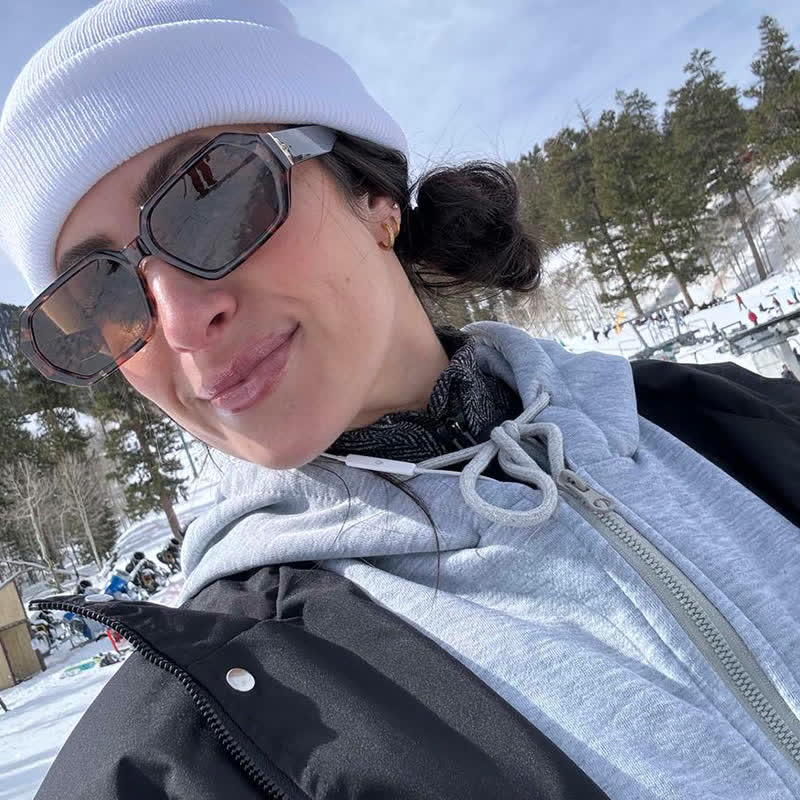 Spykay™ SG60689 Unisex Leopard Pattern Geometric Frame Sunglasses - image 5