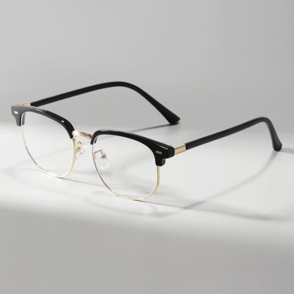 Spykay™ EG26807 Semi-Rimless Square Frame Anti-blue Light Browline Glasses - image 1