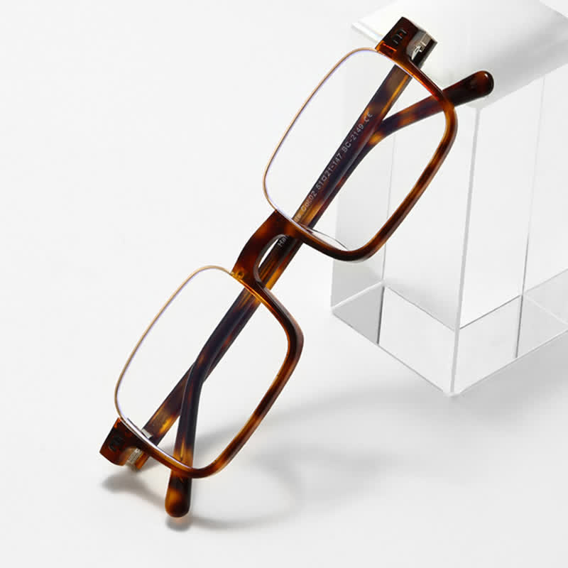 Spykay™ EG26808 Semi-Rimless Square Frame Anti-blue Light Retro-Vintage Glasses