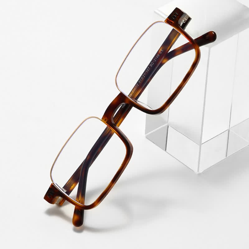 Spykay™ EG26808 Semi-Rimless Square Frame Anti-blue Light Retro-Vintage Glasses