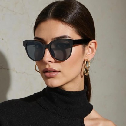 Spykay™ SG60930 Cat-Eye Oversized Frame Hipster Sunglasses