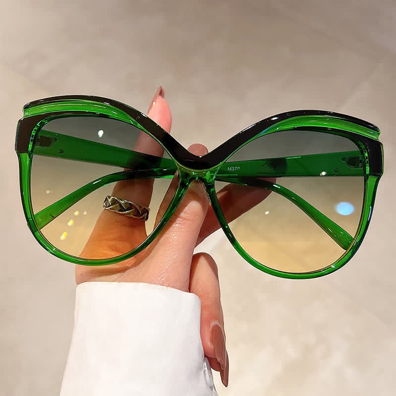 Spykay™ SG60932 Butterfly Oversized Frame Hipster Sunglasses