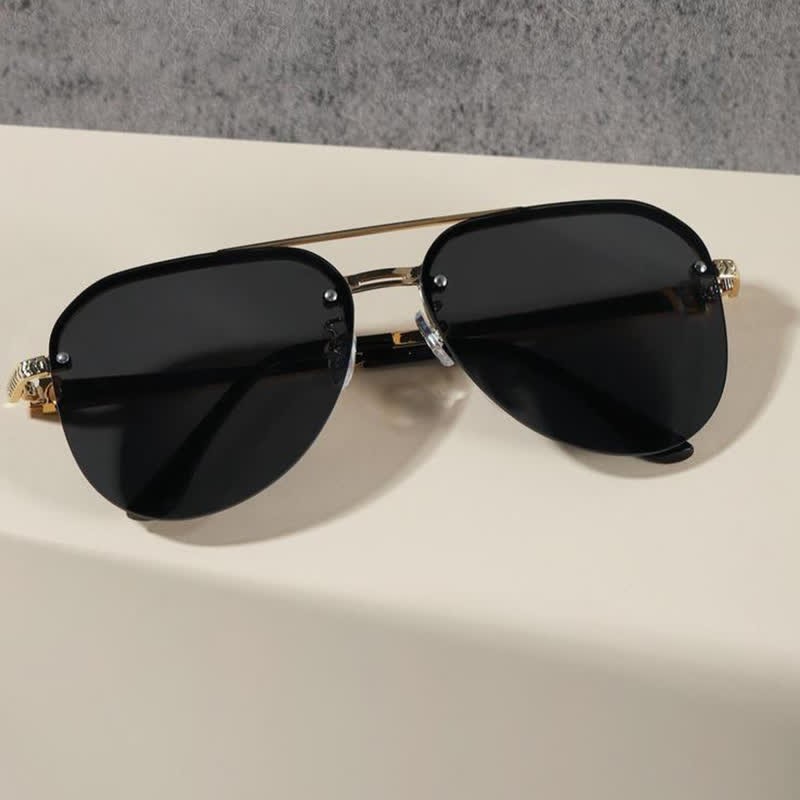 Spykay™ SG1019 Aviator Frame Double Bridges Driving Sunglasses