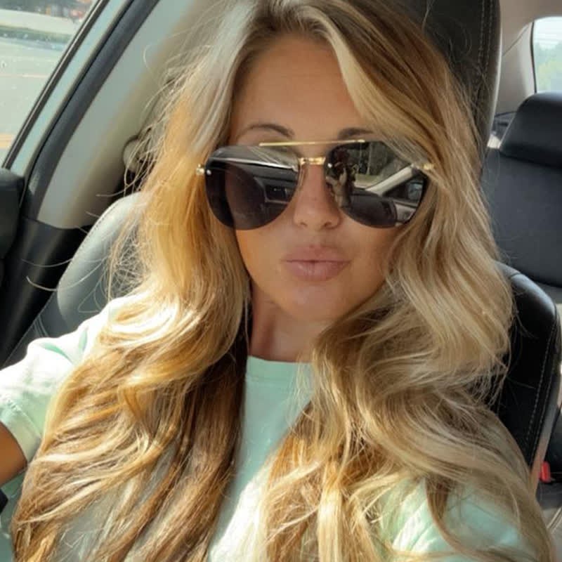 Spykay™ SG1019 Aviator Frame Double Bridges Driving Sunglasses