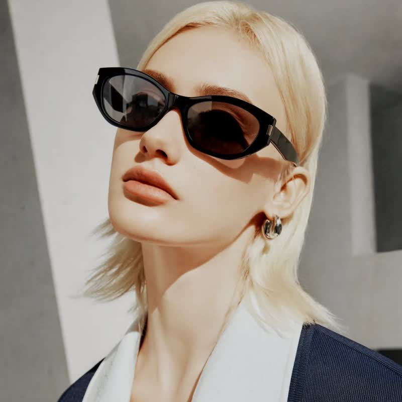 Spykay™ SG60794 Cat-Eye Vintage Hipster Polarized Sunglasses with Nylon Lenses