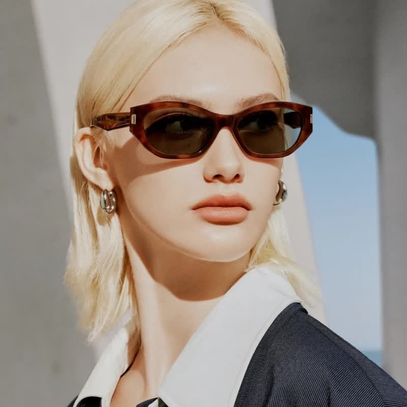 Spykay™ SG60794 Cat-Eye Vintage Hipster Polarized Sunglasses with Nylon Lenses