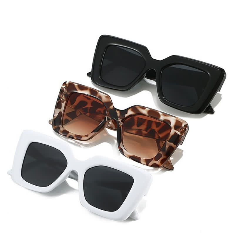 Spykay™ SG60944 Simple Oversized Square Frame Fashion Sunglasses