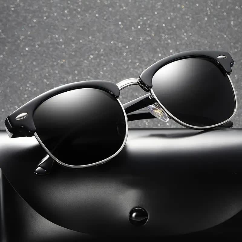 Spykay™ SG60929 Semi-Rimless Polarized Square Frame Browline Sunglasses for Fishing&Driving - image 20