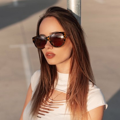 Spykay™ SG60901 Polarized Round Frame Driving Sunglasses Fit Over Glasses for Women Men - image 5