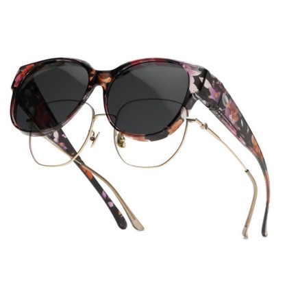 Spykay™ SG60958 Fit Over Glasses Floral Frame Polarized Sunglasses for Driving - B - image 5