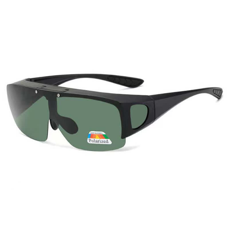 Spykay™ SG60962 Fit Over Glasses Clip-On Lenses Polarized Sunglasses for Driving&Cycling - image 2