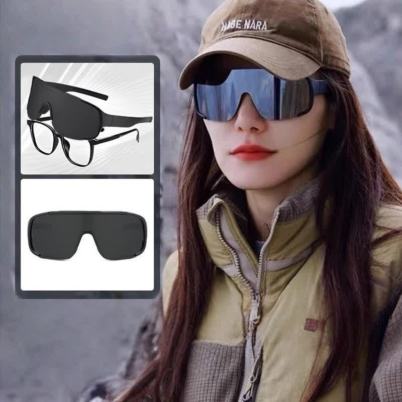 Spykay™ SG60961 Fit Over Glasses One-piece Sunglasses for Sports&Climbing - image 7