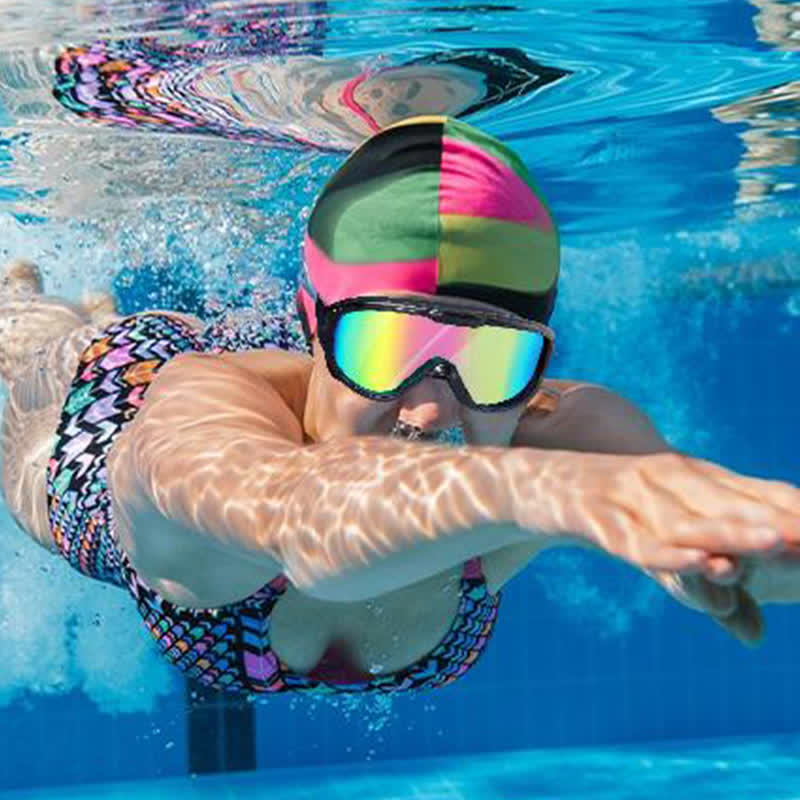 Spykay™ SG60964 Unisex Large Frame Swim Goggles with Nose Cover,Earplugs And Case - image 5